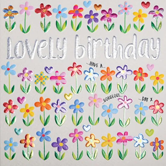 Wendy Jones-Blackett Little Flowers Birthday Card - Q1501
