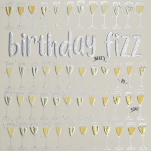 Wendy Jones-Blackett Birthday Fizz Card - Q1550