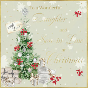 Rush Design Daughter And Son-in-Law Christmas Card - SN04
