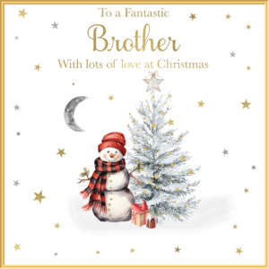 Rush Design Brother Christmas Card - TW007
