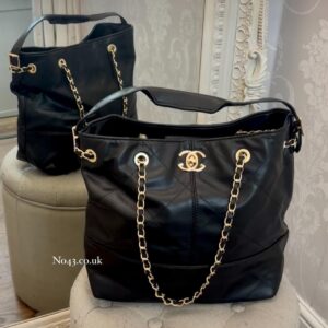 Coco (Designer Inspired ) Maxi Hobo Bag 2266 - Black