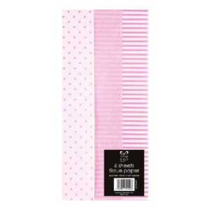 Patterned Tissue Paper - Pale Pink
