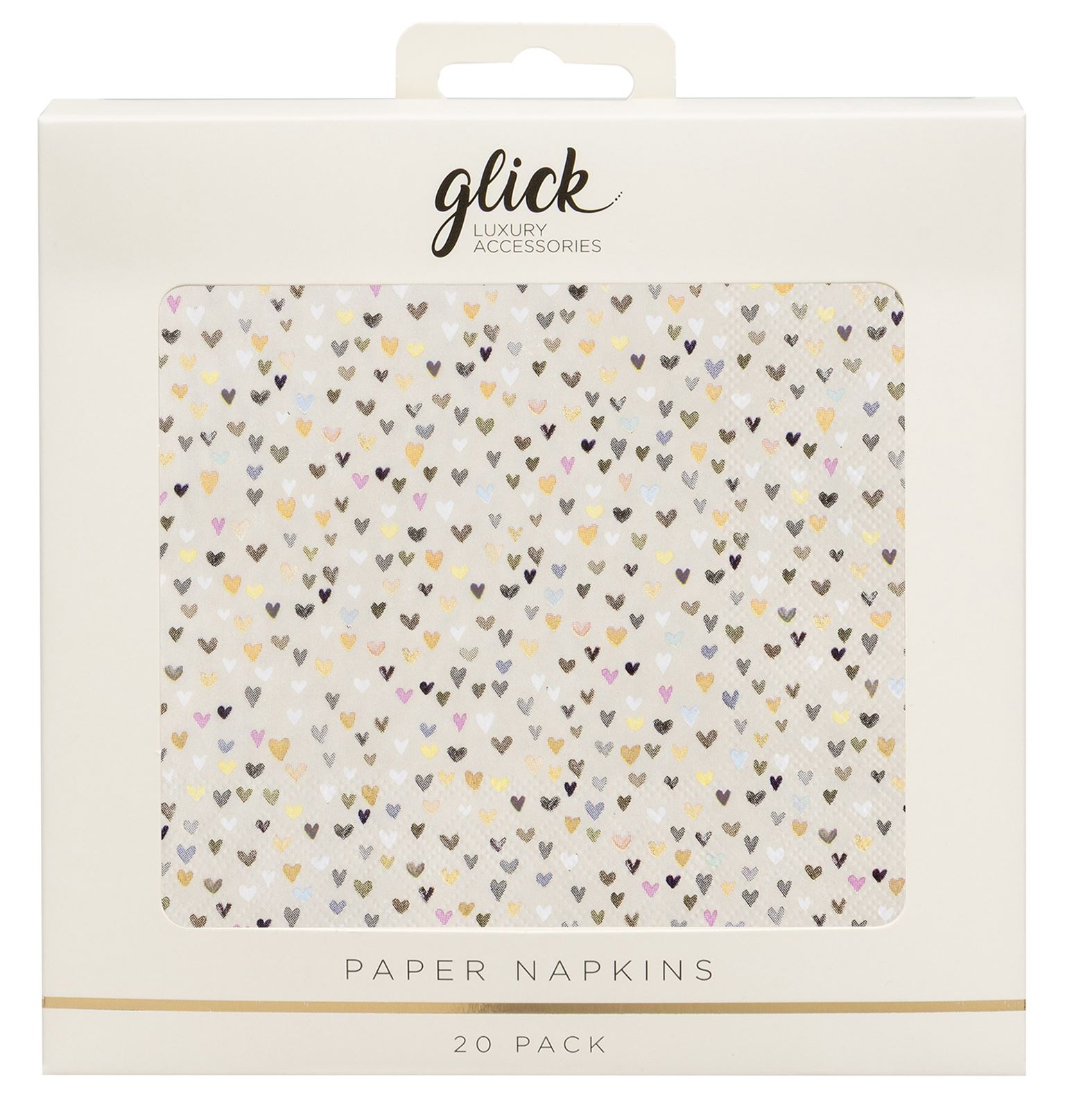 Glick Ditsy Hearts Paper Napkins - NP07