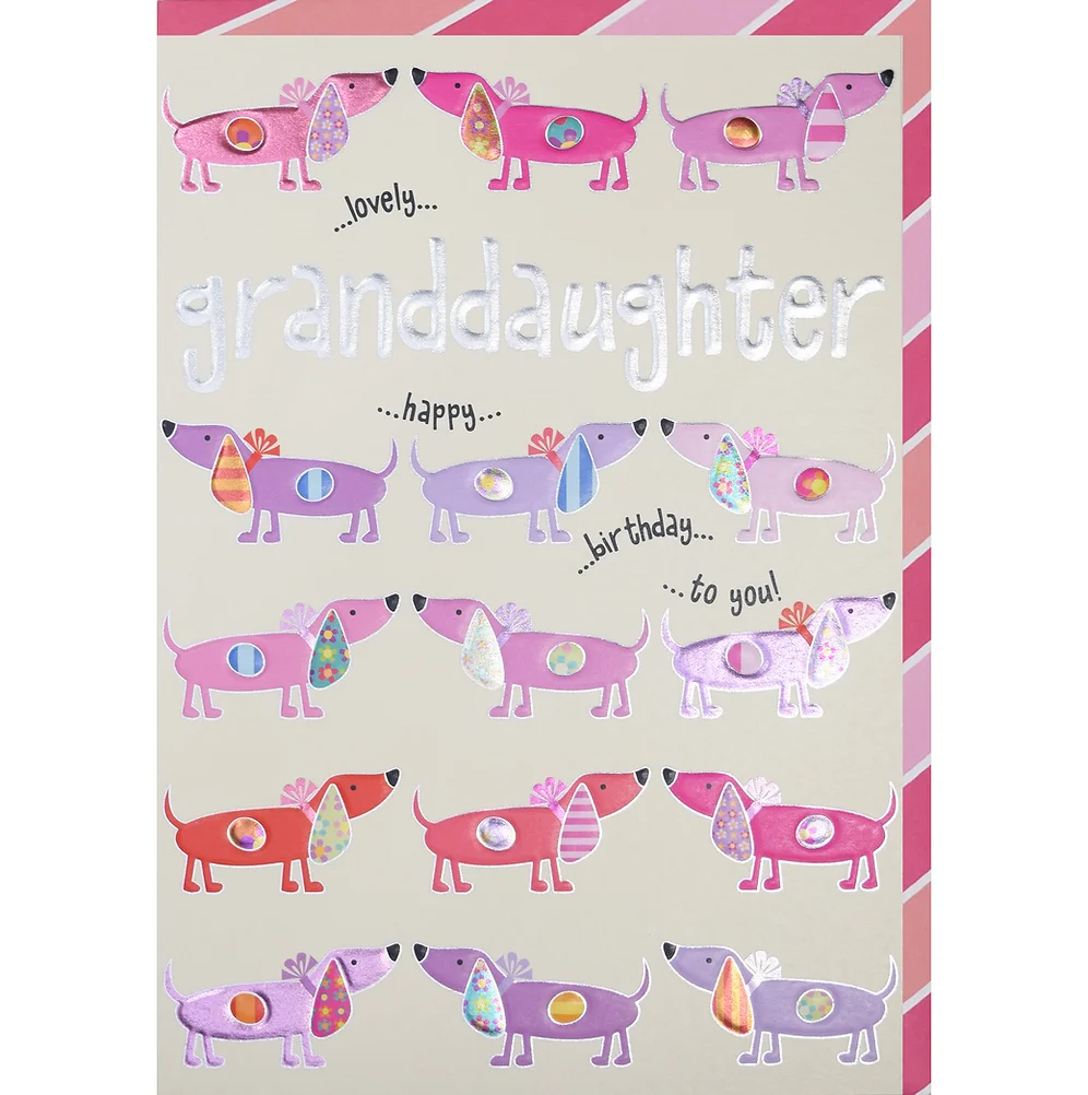 Wendy Jones-Blackett Granddaughter Birthday Card - RS054