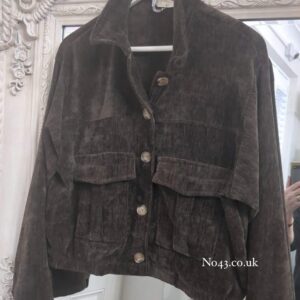 Belinda Velvet Jacket - Chocolate