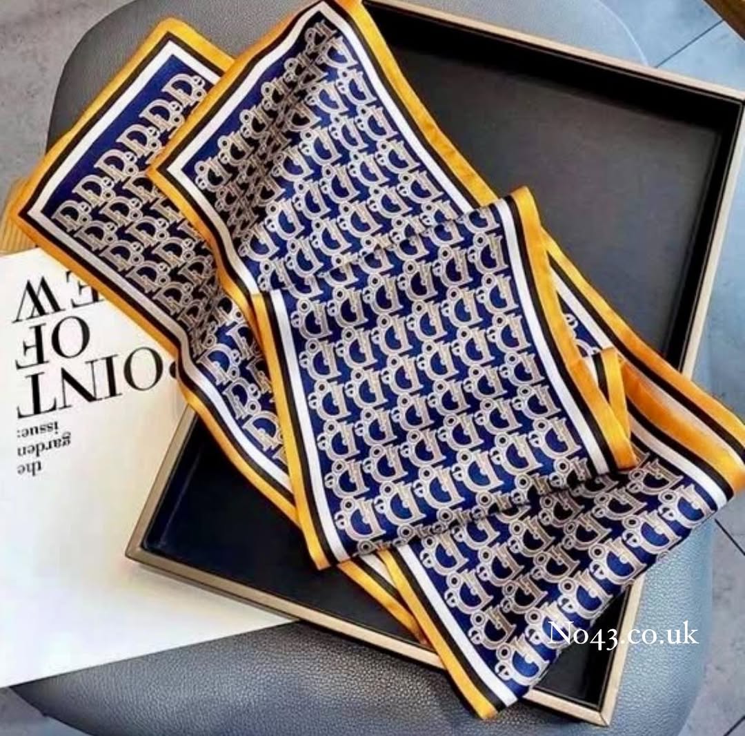Christian D Print Twilly Scarf