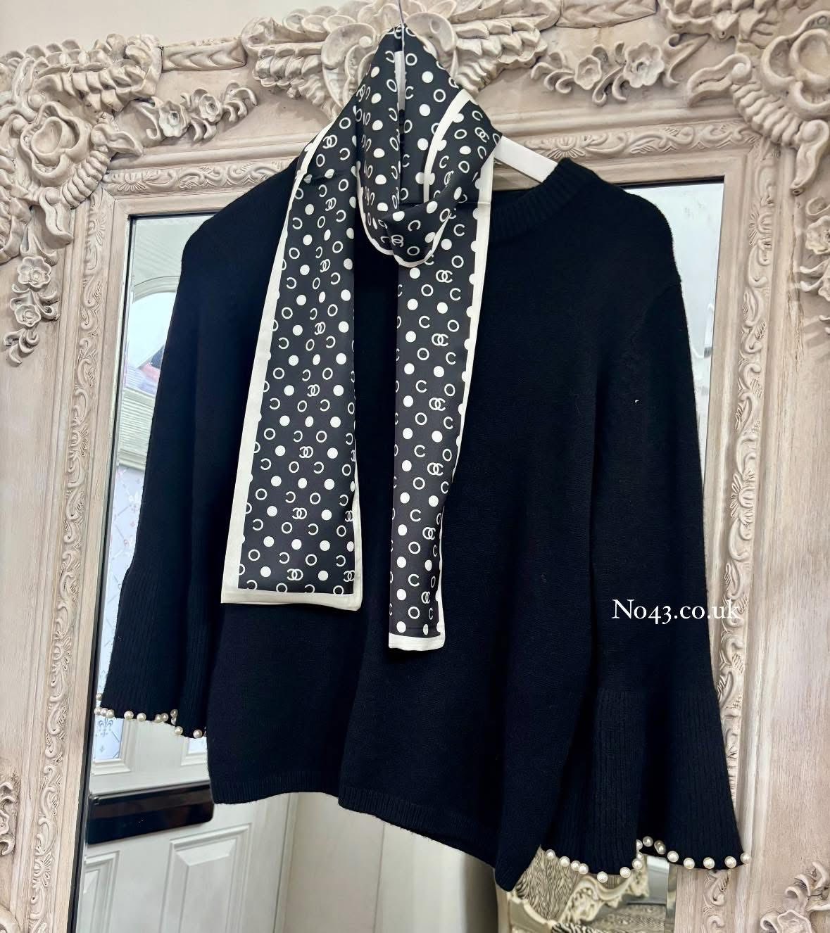 Coco Twilly Scarf - Black - Image 2