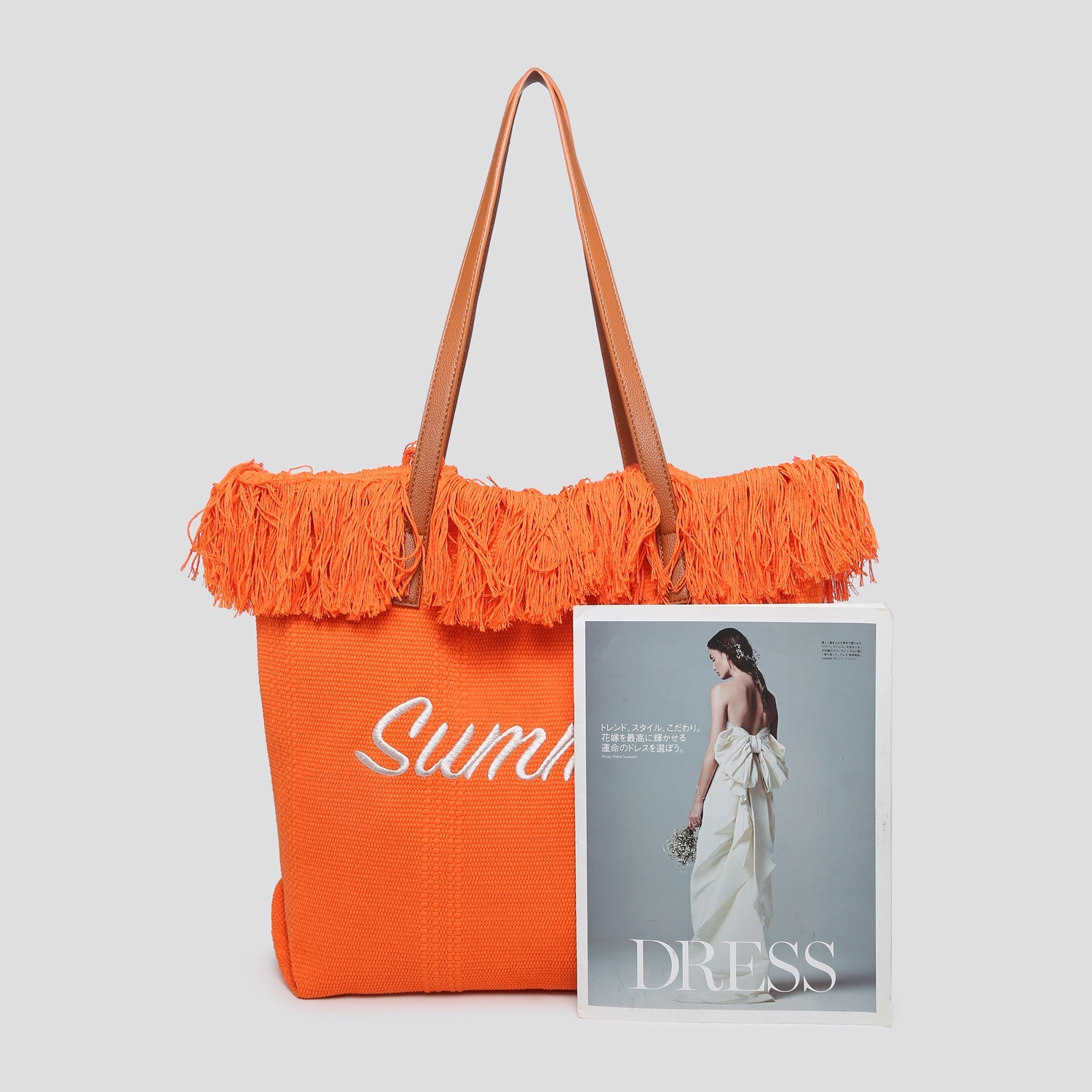 Summer Beach Bag 3199 - Cream - Image 3