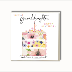 Katie Phythian Granddaughter Birthday Card - FL057