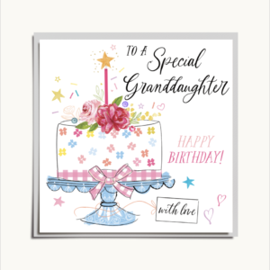 Katie Phythian Granddaughter Birthday Card - VE048
