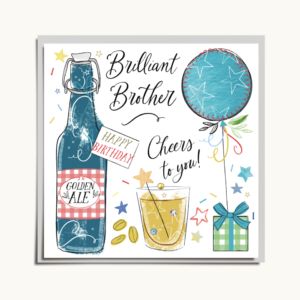 Katie Phythian Brother Birthday Card - VE063