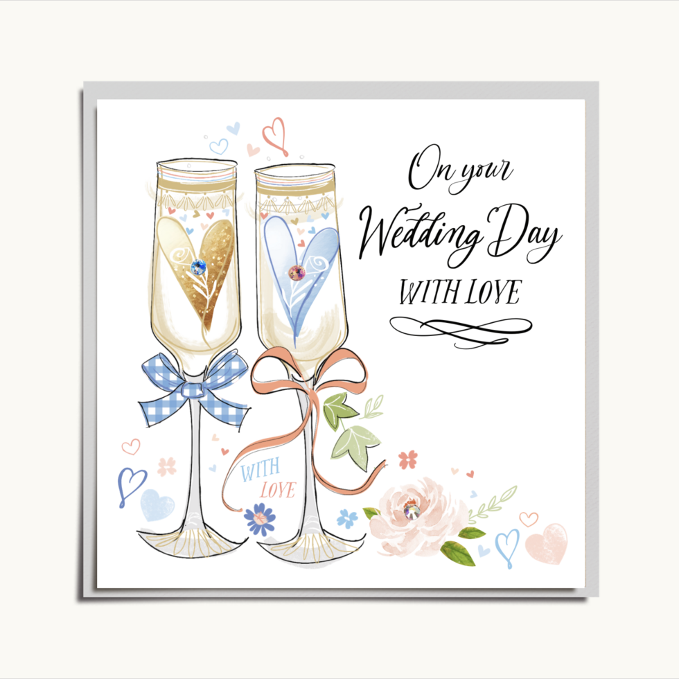 Katie Phythian Wedding Card - VE070