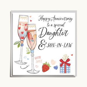 Katie Phythian Daughter & Son In Law Anniversary Card - VE078