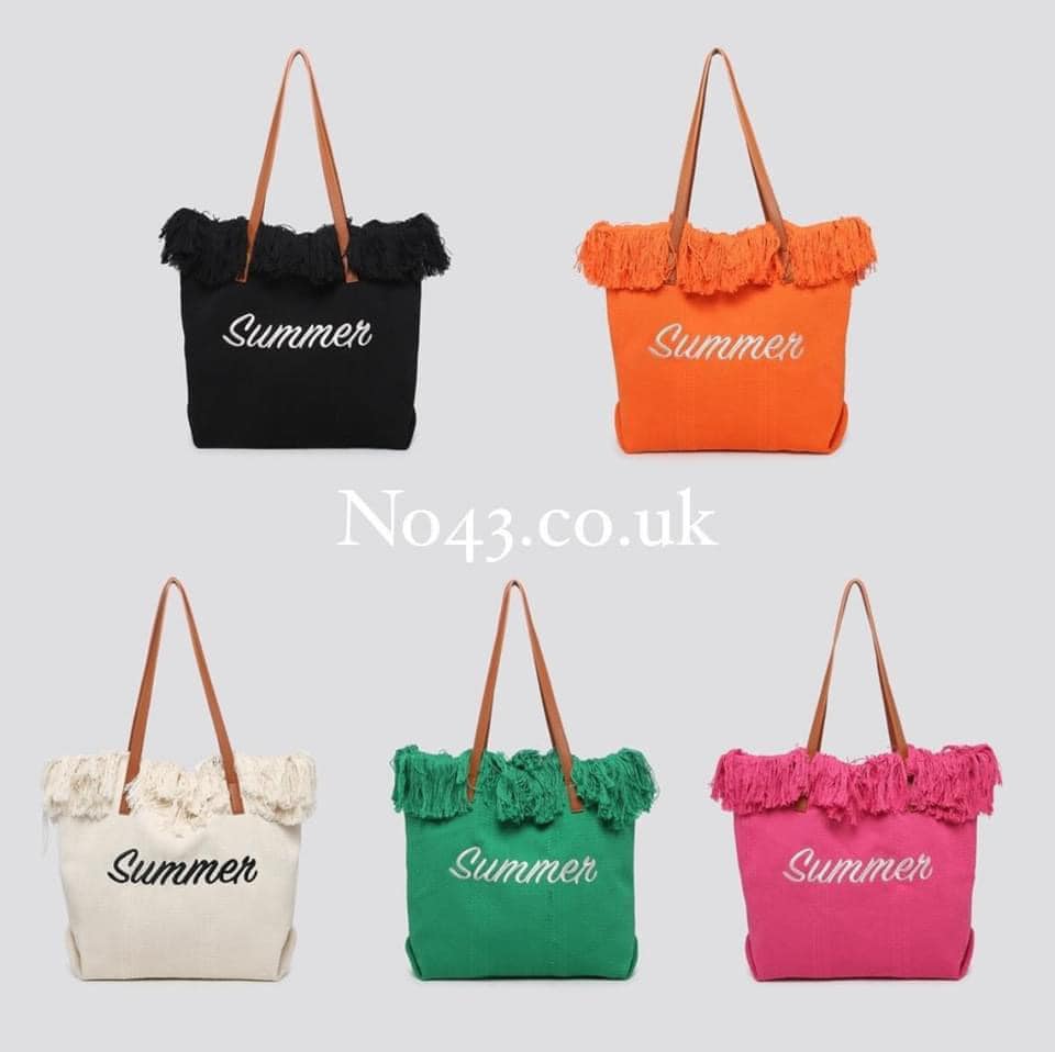 Summer Beach Bag 3199 - Cream - Image 9