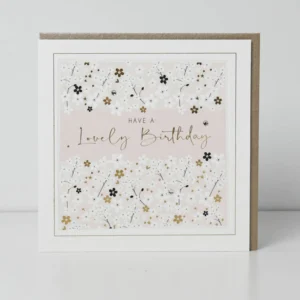 Belly Button Designs Lovely Birthday Card - SIGE06