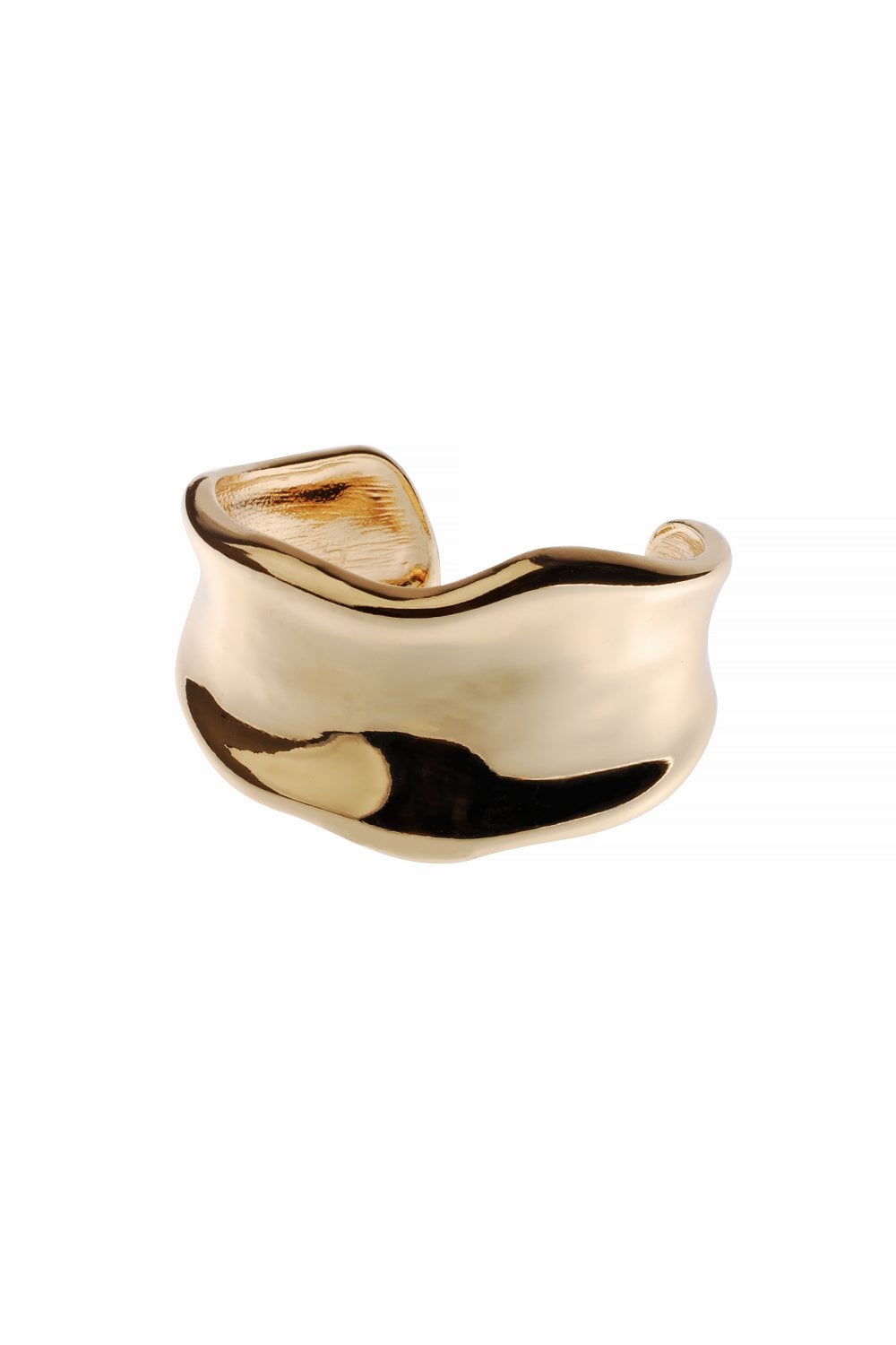Rosie & Daisy Aura Wave Cuff Bracelet 9843 - Gold - Image 2