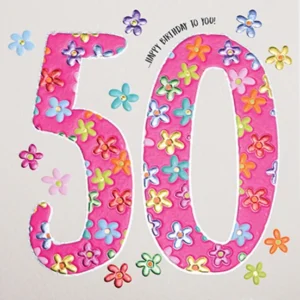 Wendy Jones-Blackett 50th Birthday Card - Q1533
