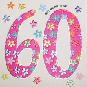 Wendy Jones-Blackett 60th Birthday Card - Q1534