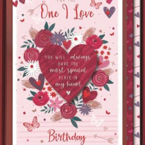 One I Love Boxed Birthday Card - 2088