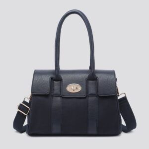 Bayswater (Designer Inspired) Handbag 25057 - Navy