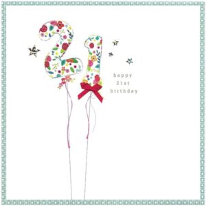 Cinnamon Aitch 21st Birthday Card - PHL38