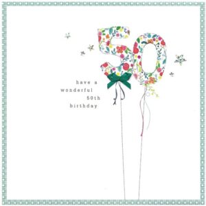 Cinnamon Aitch 50th Birthday Card - PHL40