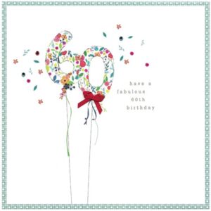 Cinnamon Aitch 60th Birthday Card - PHL41