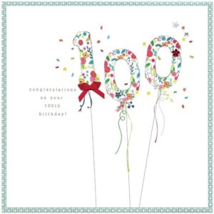 Cinnamon Aitch 100th Birthday Card - PHL45
