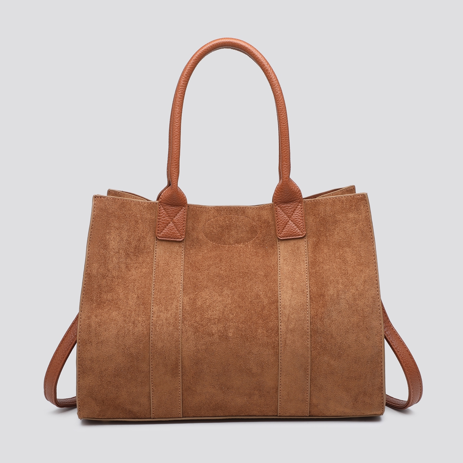 Bayswater (Designer Inspired) Tote Bag 2714 - Brown - Image 3