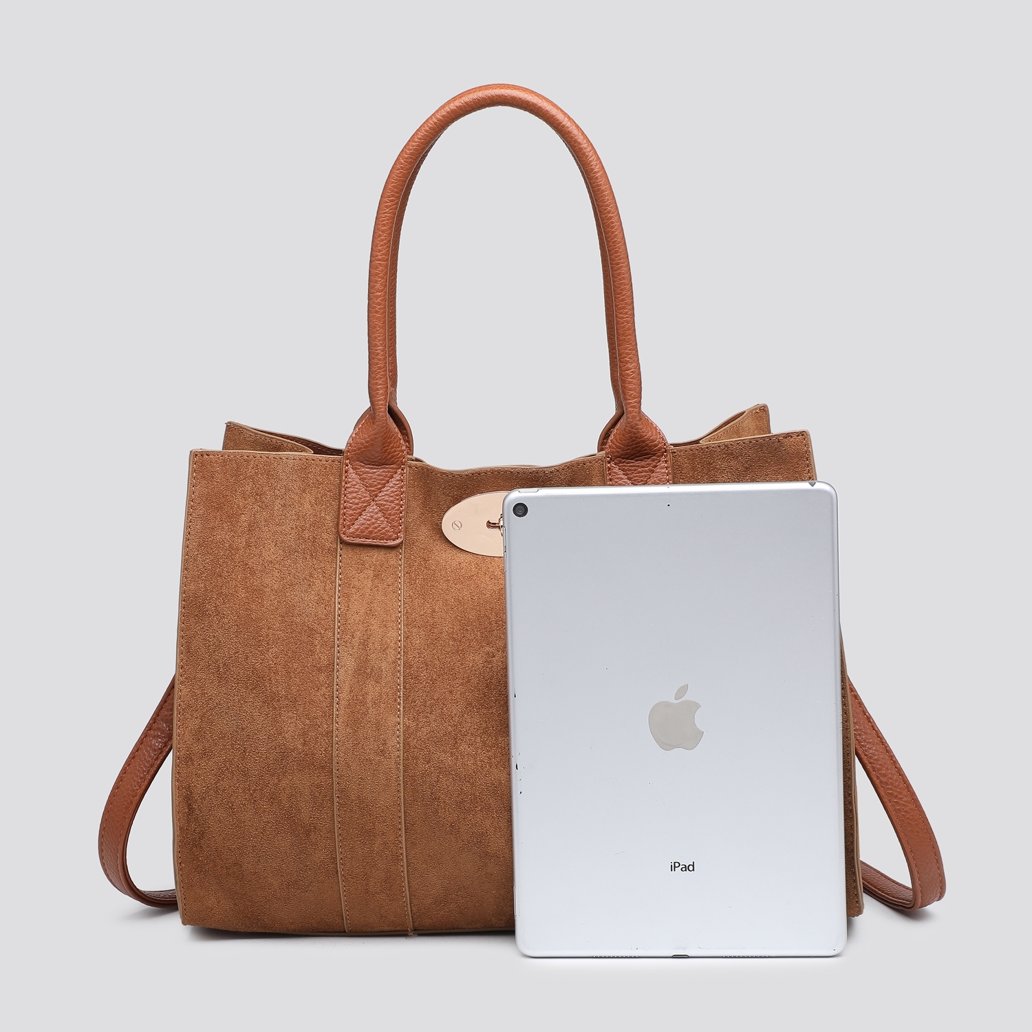 Bayswater (Designer Inspired) Tote Bag 2714 - Brown - Image 12