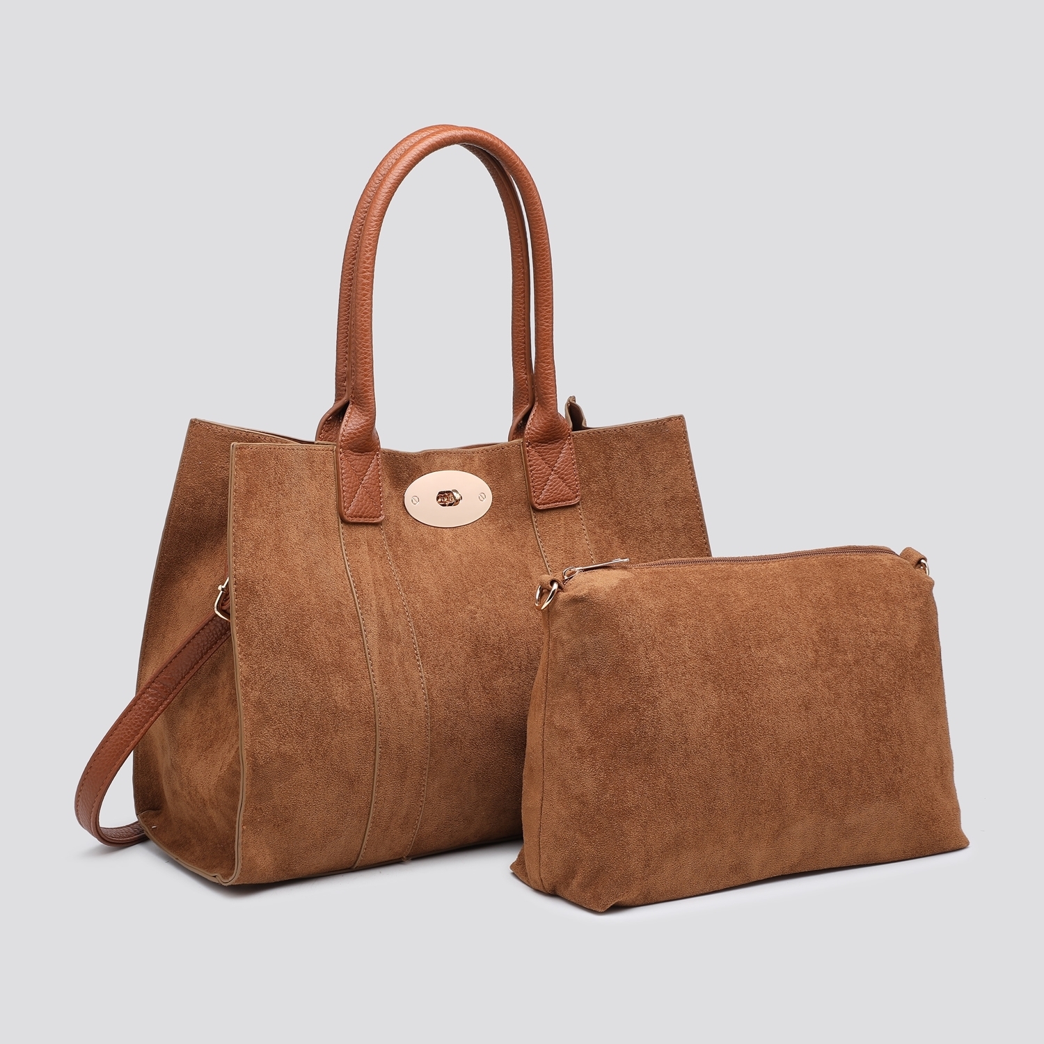Bayswater (Designer Inspired) Tote Bag 2714 - Brown