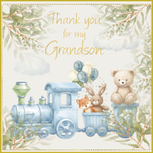Rush Design Thank You For My Grandson Card - WD077