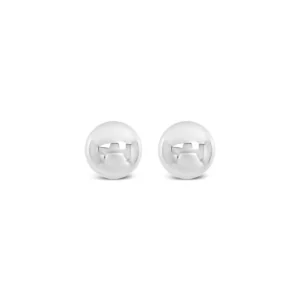 Lanes (Designer Inspired) Silver Plated Ball Stud Earrings - A22