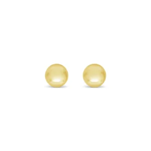 Lanes (Designer Inspired) Gold Plated Ball Stud Earrings - A23