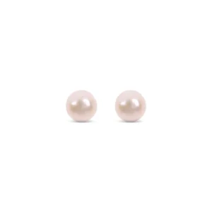 Lanes Gold Plated Pearl Stud Earrings - A28