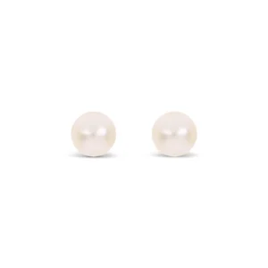 Lanes Silver Plated Pearl Stud Earrings - A29