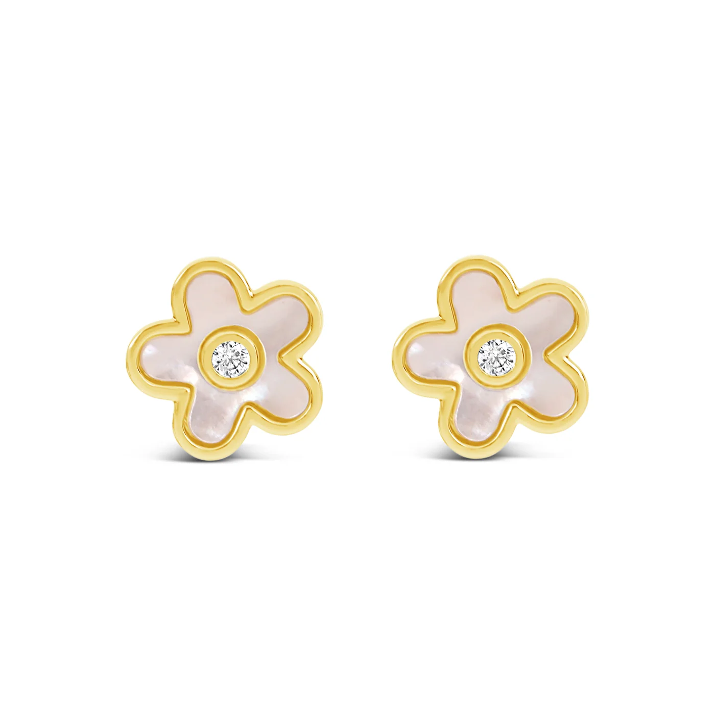 Lanes Flower Gold Plated Stud Earrings - A31
