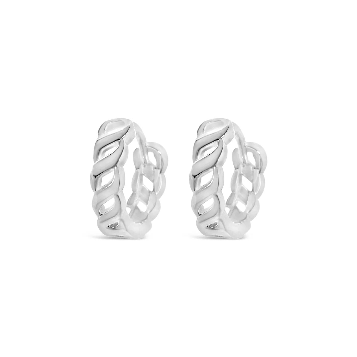 Lanes Gold Plated Hoop Earrings - A42 - Image 3