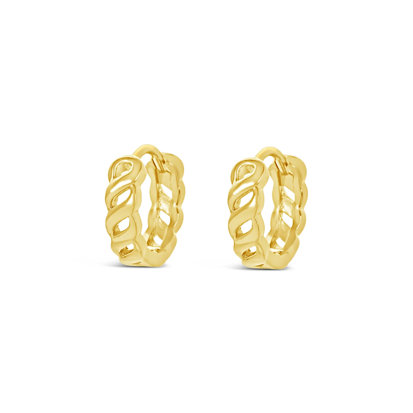 Lanes Gold Plated Hoop Earrings - A42