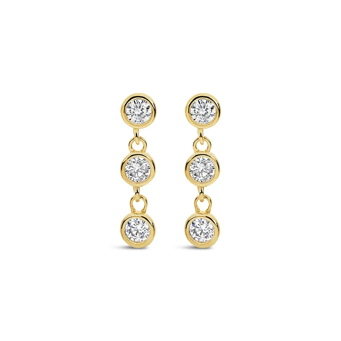 Lanes Silver Plated Drop Earrings - A66 - Image 3