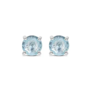 Lanes Silver Plated Cubic Zirconia Stud Earrings - A75