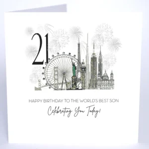 Five Dollar Shake Son 21st Birthday Card - MIML40